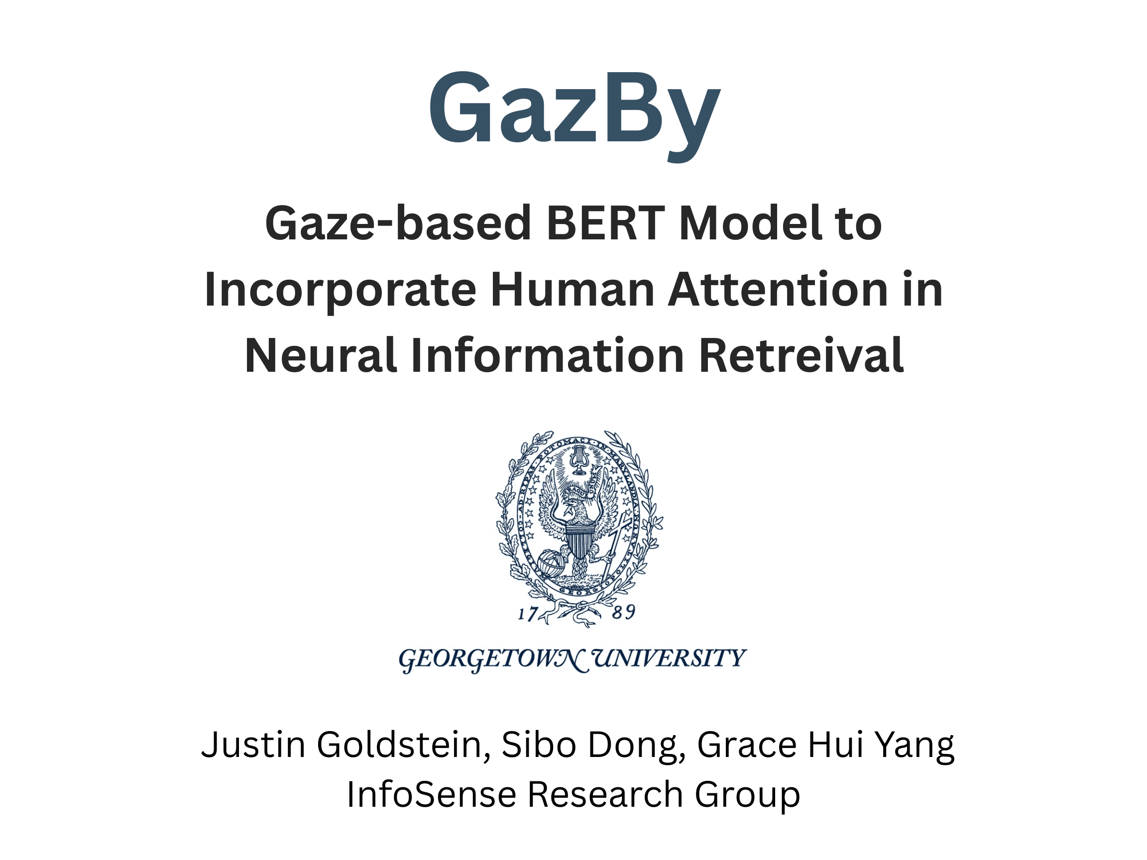A cover image for a presentation linking to the GazBy research project presentation.